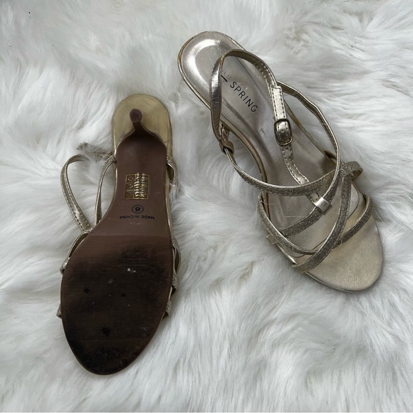 Call it spring gold kitten heel - Picture 4 of 5